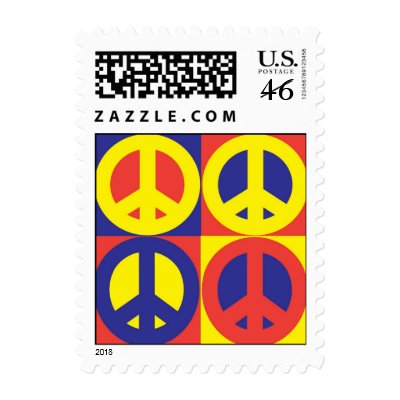 Peace Quilt Stamps by threesalamanders