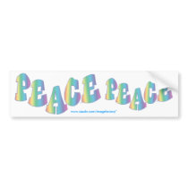 Peace Rainbow Sticker bumper stickers