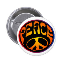 Peace - Red Orange buttons