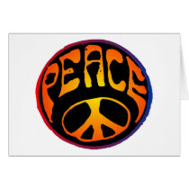 Peace - Red Orange cards