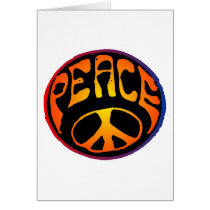 Peace - Red Orange cards