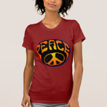 Peace - Red Orange t-shirts