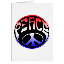 Peace - Red White Blue cards