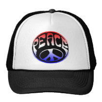 Peace - Red White Blue hats