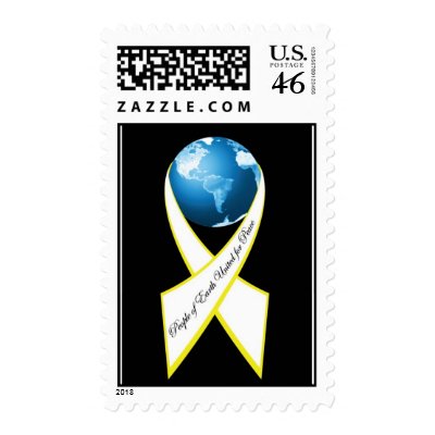 Peace Ribbon Stamp by stefie444