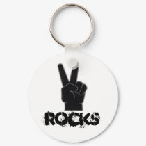 Peace Rocks -2 keychains