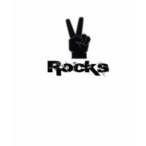Peace Rocks t-shirts