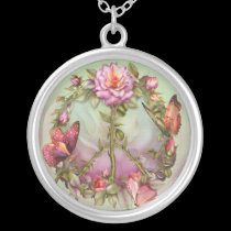 Peace Roses Wearable Art Necklace necklaces