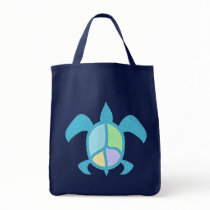 Peace Sea Turtle Dark Bags