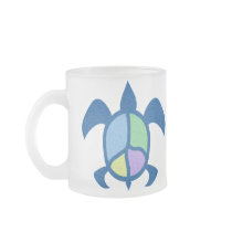 Peace Sea Turtle Mugs