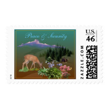 Peace & Security Series Deer- M Stamps