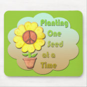 Peace Seeds Mousepad mousepad
