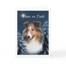 Peace Sheltie Card cards