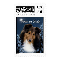 Peace Sheltie Stamp