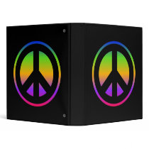 Peace Sign Avery Binder