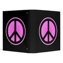 Peace Sign Avery Binder