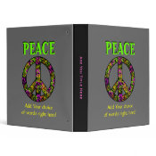 Peace Sign Binder