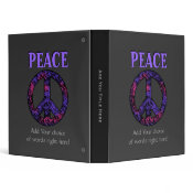 Peace Sign Binder