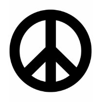 Peace Sign Black t-shirts