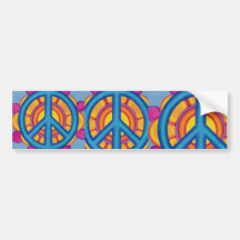 Peace Sign Bumper Stickers