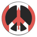 Peace Sign Canada stickers