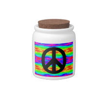 Peace Sign Candy Dish