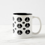 PEACE SIGN COFFE MUG