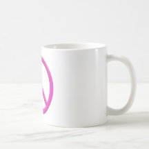 PEACE SIGN COFFEE MUG