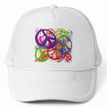 PEACE SIGN COLLAGE hats
