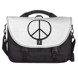 Peace sign commuter bag