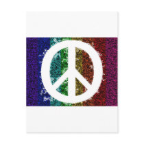 Peace Sign Electric Post Cards