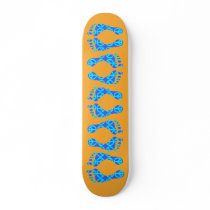 PEACE SIGN FEET SKATEBOARD by boomarketing PEACE SIGN FEET SKATEBOARD