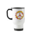 peace sign flowers, artwork by darlene mugs by artworkbydarlene peace sign flowers, artwork by darlene mugs