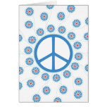 Peace Sign Flowers cards