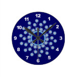Peace Sign Flowers wall clocks