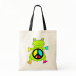 Peace Sign Frog bags