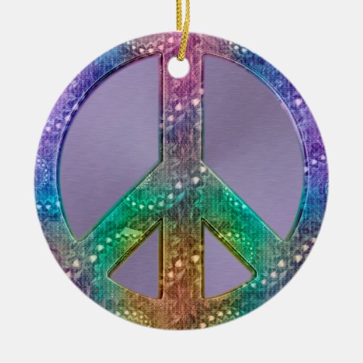 peace sign holiday ornament zazzle peace sign holiday ornament zazzle