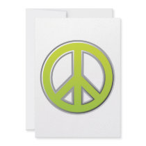 Peace Sign invitations by pulpink Peace Sign invitations