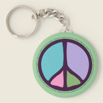 Peace Sign Keychain keychains