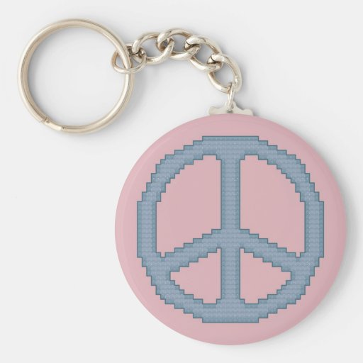 Peace Sign Keychain