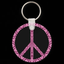 Peace Sign Keychain (pp)