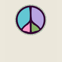 Peace Sign Ladies Twofer Sheer t-shirts by templegreen Peace Sign Ladies Twofer Sheer t-shirts