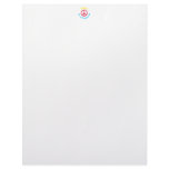 Peace Sign Letterhead Template