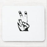 Peace Sign light colors mousepads