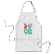 Peace Sign Love aprons