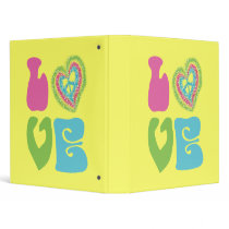 Peace Sign Love binders