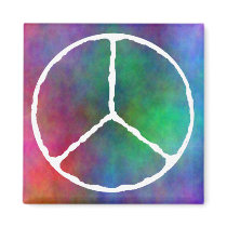 Peace sign magnet magnets