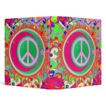 Peace Sign, Moon, Stars & Everything binders by makelovenotwar Peace Sign, Moon, Stars & Everything binders