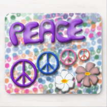 Peace Sign Mouse pad mousepads by carolvegadesigns Peace Sign Mouse pad mousepads