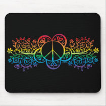 Peace Sign Mouse pad